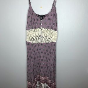 Women’s purple boho dress